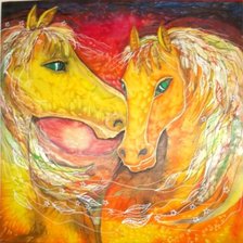 Схема вышивки «Сны с лошадьми»