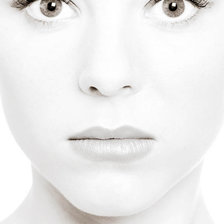 Схема вышивки «лицо»