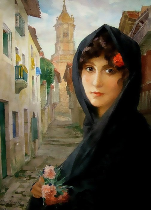 №21586 - художник elizabeth sonrel - оригинал