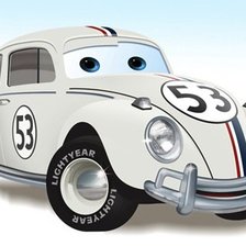 Схема вышивки «Жучок VW»