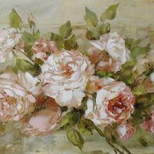 Схема вышивки «винтажные розы»