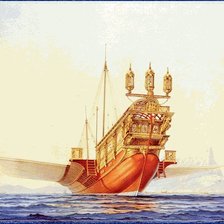 Схема вышивки «корабль»