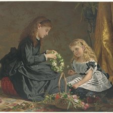 Схема вышивки «девочки»