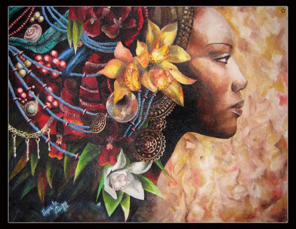 Негритянка - негритянка, девушка - оригинал