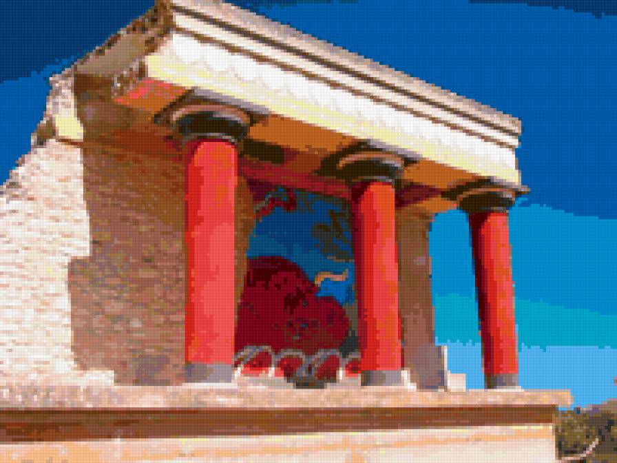 Кносос - кносос, крит, греция - предпросмотр