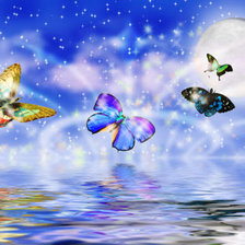 Схема вышивки «Серия "Бабочки"»