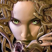 Схема вышивки «Горгона»