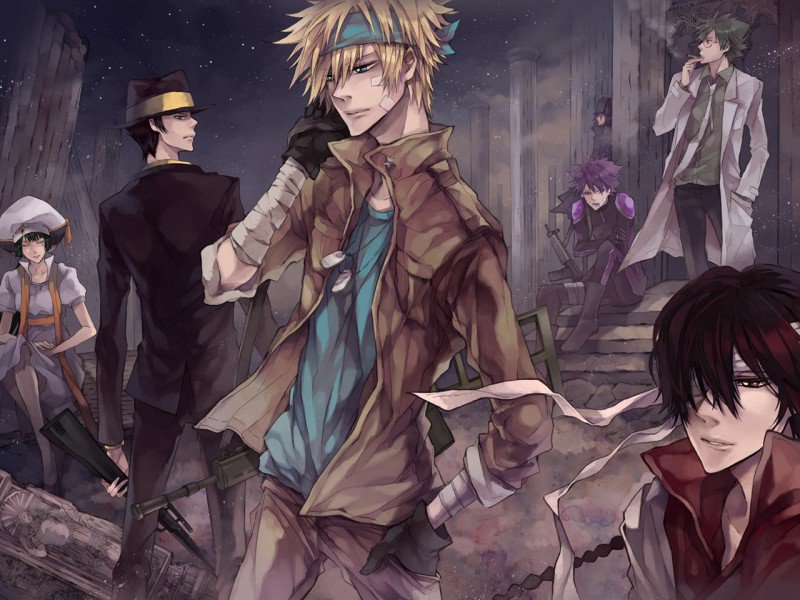 Аркубалено - колонелло, череп, реборн, верде, arcobaleno, аркобалено, фронг - оригинал