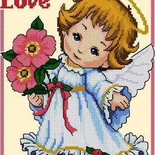 Схема вышивки «Ангелочек»