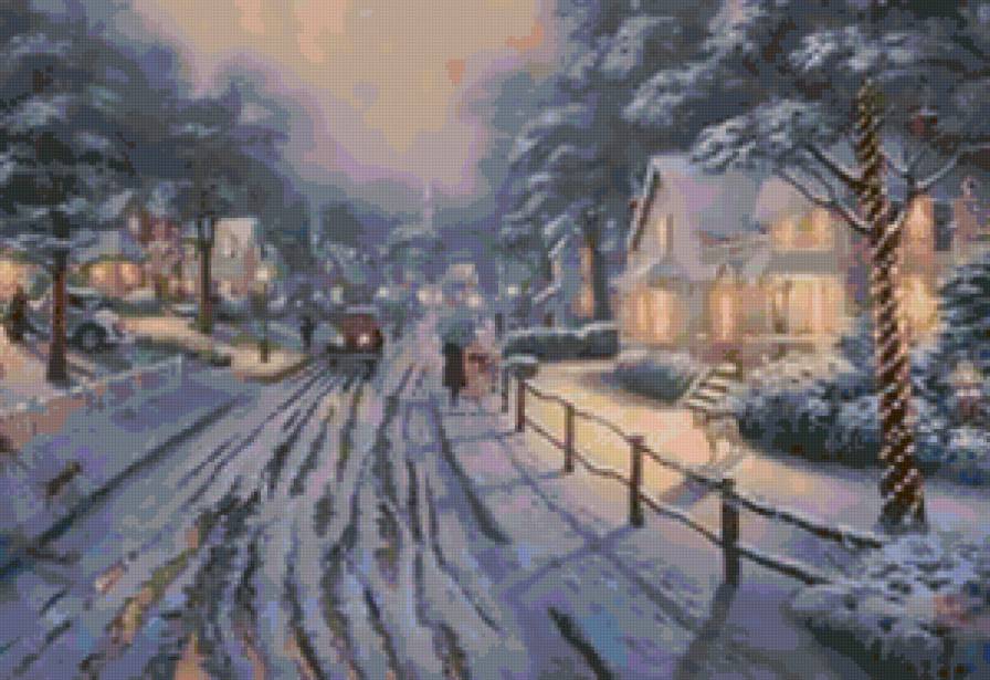 Деревня - деревня, зима - предпросмотр