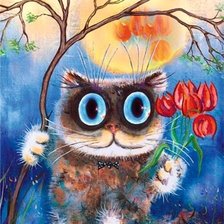 Схема вышивки «К подружке»