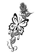 Схема вышивки «fluture»