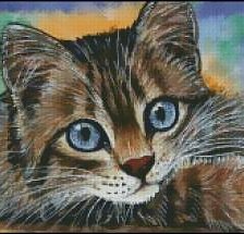 Схема вышивки «Мурчик»