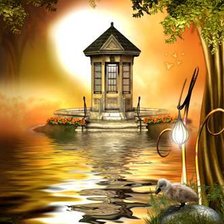 Схема вышивки «Пейзаж»