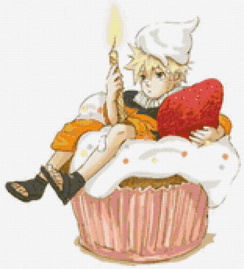 Наруто - аниме, наруто, пироженное, пирожный мальчик - предпросмотр