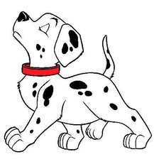 Схема вышивки «долматинец»