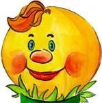 Схема вышивки «Весёлый колобок))»