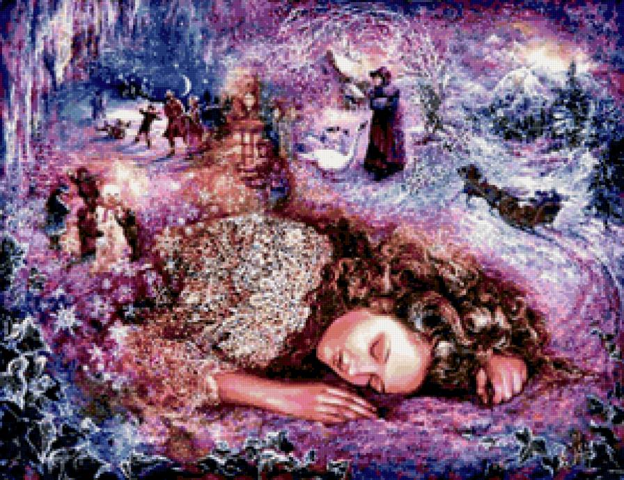 Грезы - девушка, сон - предпросмотр