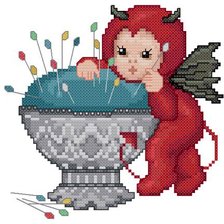 Схема вышивки «Чертенок3»