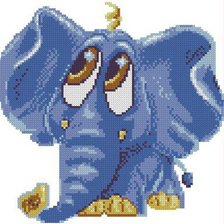 Схема вышивки «Слоник»