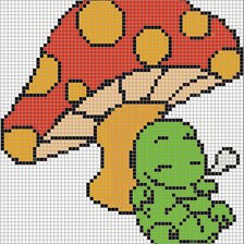 Схема вышивки «э»