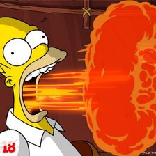 Схема вышивки «Что-то очень горячо»