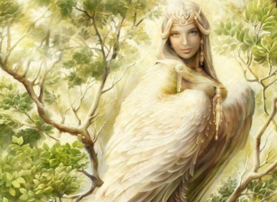 девушка-птица - девушки - оригинал