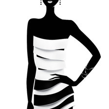 Схема вышивки «на подиуме»