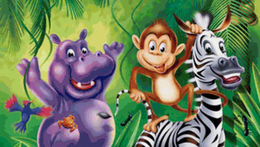 веселые джунгли - предпросмотр