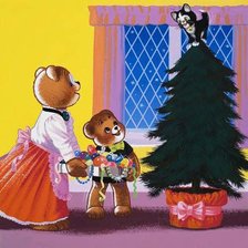 Схема вышивки «мишки»