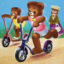 Схема вышивки «мишки»