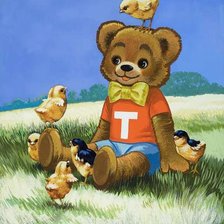 Схема вышивки «мишки»