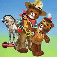 Схема вышивки «мишки»