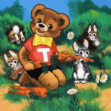 Схема вышивки «мишки»