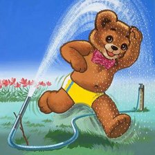 Схема вышивки «мишки»