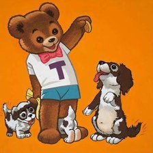 Схема вышивки «мишки»