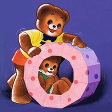 Схема вышивки «мишки»