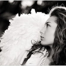 Схема вышивки «Девушка Ангел»