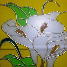 Схема вышивки «витраж»