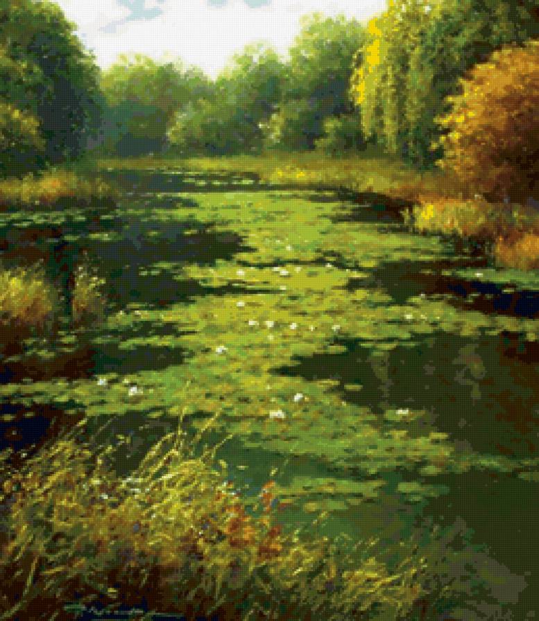 №25254 - пейзаж, река - предпросмотр