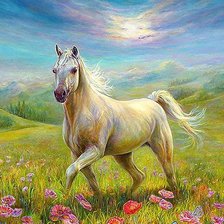 Схема вышивки «Прогулка»