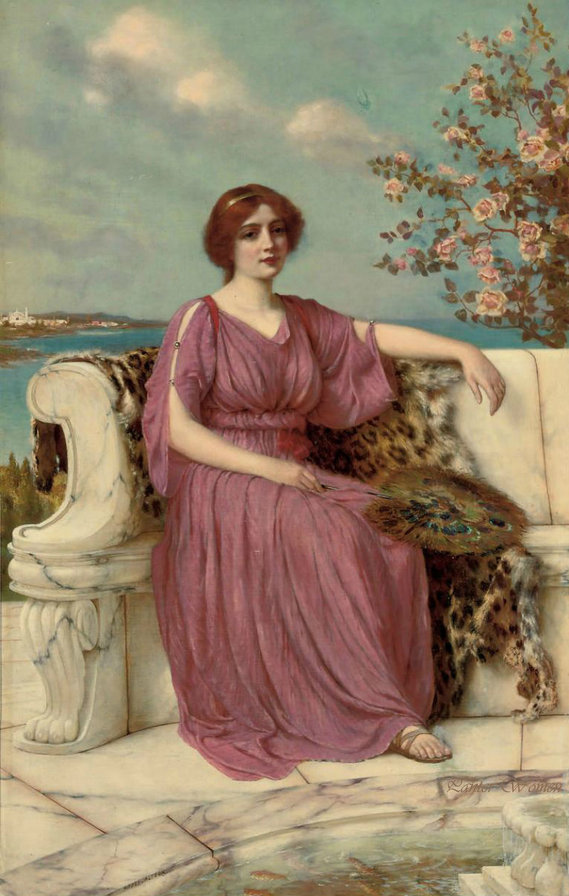 портрет девушки - женские образы, теги: живопись - оригинал