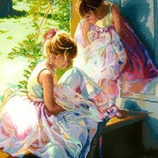 Схема вышивки «Балеринки»