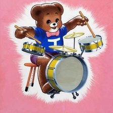 Схема вышивки «мишки»