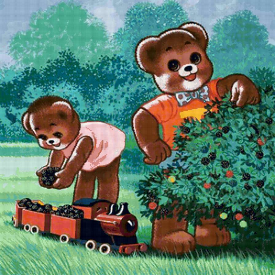 мишки - предпросмотр