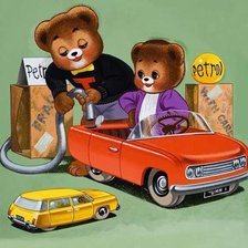 Схема вышивки «мишки»