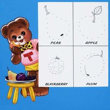 Схема вышивки «мишки»