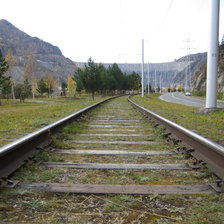 Схема вышивки «рельсы»