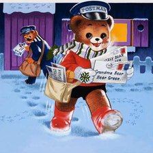 Схема вышивки «мишки»