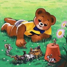 Схема вышивки «мишки»